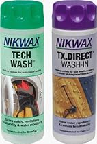Nikwax Tech Wash/Tx. Direct Twin Pack Clean/Proof Value Pack - 0.3lt