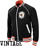 MLB Mitchell & Ness Baltimore Orioles Cooperstown Collection Broad Street Track Jacket - Black (Medium)