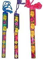 OTC - One Dozen Bright Hibiscus Pens on a Rope