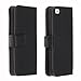 Neewer PU Leather Wallet Case Pouch Flip Stand Case Cover for Apple iPhone 5,5S,5C(Black)