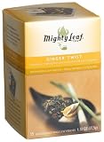 Mighty Leaf Tea Ginger Twist, Tea Bags, 15-Count Box Biodegradable Whole Leaf Pouches (Pack of 3)