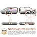 rooCASE RC-SAM-S6-GT-BK Glacier Tough Hybrid PC TPU Rugged Case for Samsung Galaxy S6 - Black