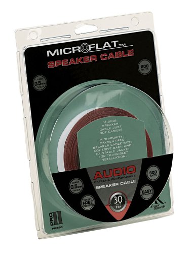 Acoustic Research PR390 Pro II Series 800-Watt Microflat Speaker Cable (30ft)