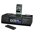 iHome iP9BR Clock Radio & Audio System for iPhone & iPod, Black