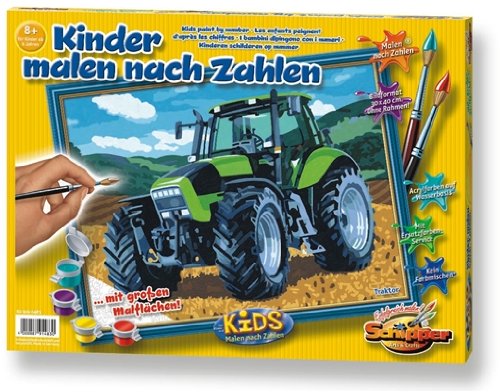 Schipper 60 919 0483 - Malen nach Zahlen, Traktor, 30x40 cm Preisvergleich
