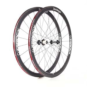 ZeroCx Paire de Roues en Carbone pour la route Profil 38mm Pneus