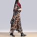 Serenely 2015 Women's 100% Cotton 3/4 Sleeve Paisley Print Dresses Vintage Dress Blue