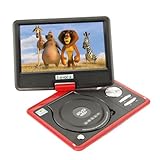 Portable 270 degree Swivel DVD Player LCD Screen Display Game USB TV SD SWIVEL & Flip VAG CD VCD MP3 MP4 USB Home Theater (9.5 i