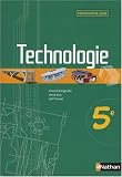 Technologie 5e : Programme 2009