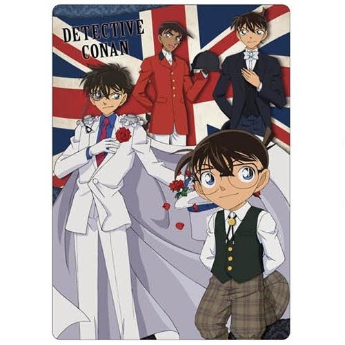 名探偵コナン 下敷き ユニオンジャック 【江戸川コナン、工藤新一、服部平次、怪盗キッド】 青山剛昌 [生産終了・廃盤商品]