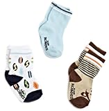 Robeez Baby-Boys Newborn 3 Pocket Surfer Monkey Sock