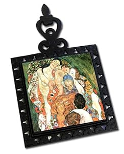 Fine Art Klimt Death and Life Iron Trivet