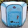 UNTERWASSERWELT 6-eck B�llebad pop up Zelt mit 500 bunten B�llen T�V gepr�ft