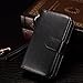 iPhone 5s Case, iPhone 5 Case, Joopapa iPhone 5s/5 Wallet Case, Luxury Pu Leather 2 in 1 Magnetic Wallet Credit Card Holder Flip Case Cover with Built-in 6 Card Slots for Apple iPhone 5s 5 5G (Black)