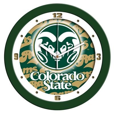 Colorado State Rams 12 Dimension Wall Clock