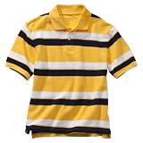 Boys' Cherokee® Gold Stripe Polo Short-Sleeve Shirt M