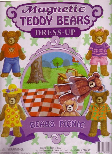 51nTb2Xu9OL Magnetic Teddy Bears Dress Up   Bears Picnic