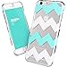 iPhone 6 Plus Case, ESR the Beat Series Protective Case Bumper[Scratch-Resistant] [Perfect Fit] Translucent Hard Back Cover with Green Chevron Pattern for 5.5 inches iPhone 6 Plus (Green Chevron)
