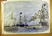 1858 CHERBOURG FETES QUEEN ROYAL VISIT FLEET SHIPS