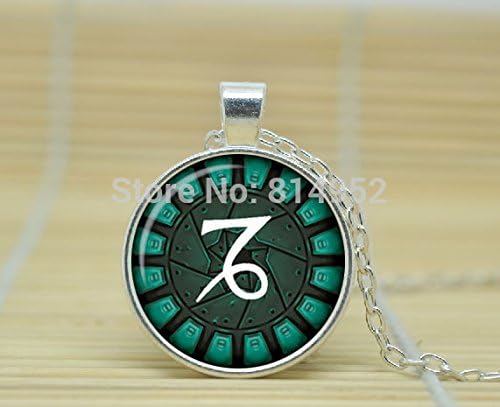 VintaStore Art Glass Necklace Capricorn Necklace Zodiac Sign Pendant Constellation Jewelry A2079