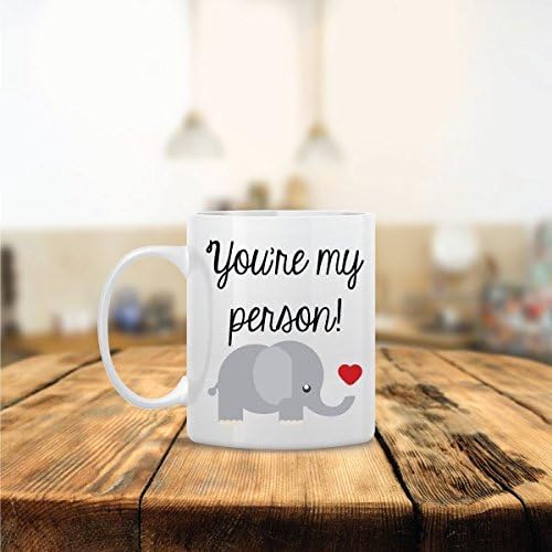 You're my Person Ceramic Coffee Mug - Dishwasher Safe - Cute Coffee Mug- Funny Coffee Mug - Custom - Personalized Quote ** PROUDLY MADE IN THE USA