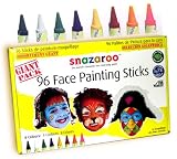 Make Hundreds of Facial Designs With This Set Of 96 Face Paint Sticks