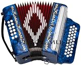 Del Sol Diatonic 31 Button 12 Bass Button Accordion - Dark Blue - B003B7T7KS