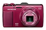 Olympus SH-25MR Digital Compact Camera - Red (16MP, 12.5x Superwide Optical Zoom) 3.0 inch Touch Panel LCD