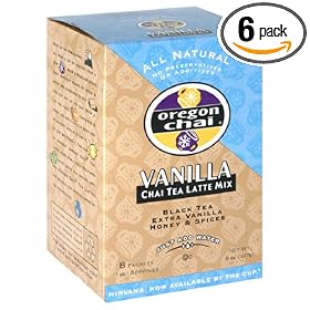 Oregon Chai Vanilla Tea Latte Mix, 8-Ounces (Pack of 6)