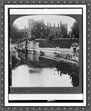 Stereoview (L): Dignified beauty of a typical Irish castle Kilkenny mirrored in the river Ireland