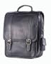 Clava 1153 Upright Porthole Briefcase - Vachetta Black