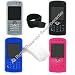 Blackberry Cover for Blackberry Pearl 8100 8100c Silicone Skin Cover for Pearl 8100 + Removable Clip + Armband