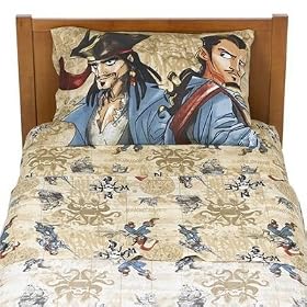 Disney Pirates of the Caribbean Dead Man's Chest Twin Sheet Set