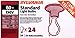 SYLVANIA 10489 60-Watt 130-Volt A19 Household Bulb, 24 Pack 60A CVP, 24PK