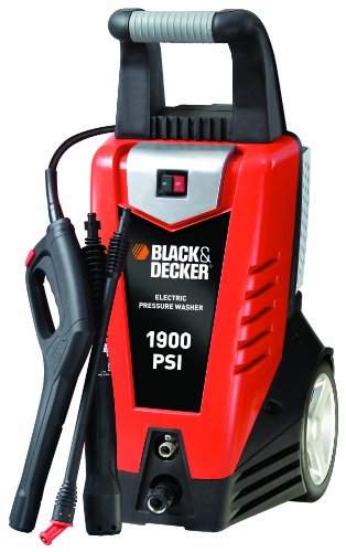 Black & Decker 11BDE-315S 1900 PSI Electric Pressure Washer with 25-Feet Gun and Hose Assembly