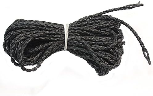 1 pc 8m Black PU Leather Braided Cord For Making Necklace Bracelet DIY 3mm New