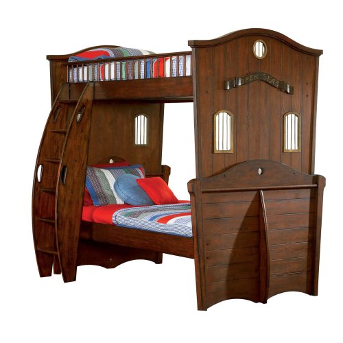 Powell Shiver Me Timbers Wooden Bunk Bed, Twin