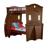 Powell Shiver Me Timbers Wooden Bunk Bed, Twin