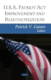 U.S.A. Patriot Act Improvement Reauthorization