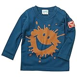 《H28秋冬物》 CHANNEL(チャンネル) 天竺ニコチャン長袖Tシャツ 130cm/ネイビー NO.CN-6405