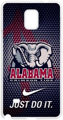 Looklikeboy NCAA Alabama Crimson Red Chevron Phone Case Cover of Samsung Galaxy Note4 (Laser Technology)