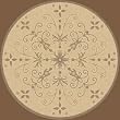 Outdoor Area Rug, Dynamic Rugs Piazza Collection Natural Brown