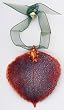 Aspen Leaf Ornament, Iridescent - Made with Real Leaf