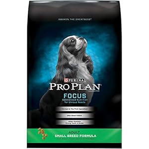 Purina Pro Plan Dry Dog Food, Focus, Adult Small Breed Formula, 35-Pound Bag, Pack of 1