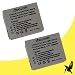 Two Halcyon 1400 mAH Lithium Ion Replacement Battery for Canon PowerShot ELPH SD600 6.0 MP Digital Camera and Canon NB-4L