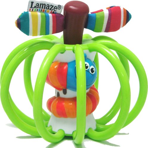 Lamaze Grip and Grab Apple Rattle