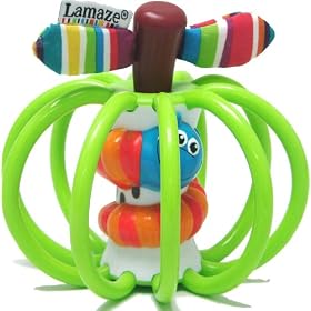 Lamaze Grip and Grab Apple Rattle by Lamaze