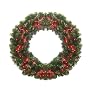 30" Pre-Lit Indoor Outdoor Christmas Wreath With 70 Red-Color Lights #172011