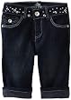Almost Famous Girls 7-16 Fashion Grommet Denim Bermuda Short