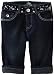 Bermuda Shorts - Almost Famous Girls 7-16 Fashion Grommet Denim Bermuda Short, Dark Night, 8